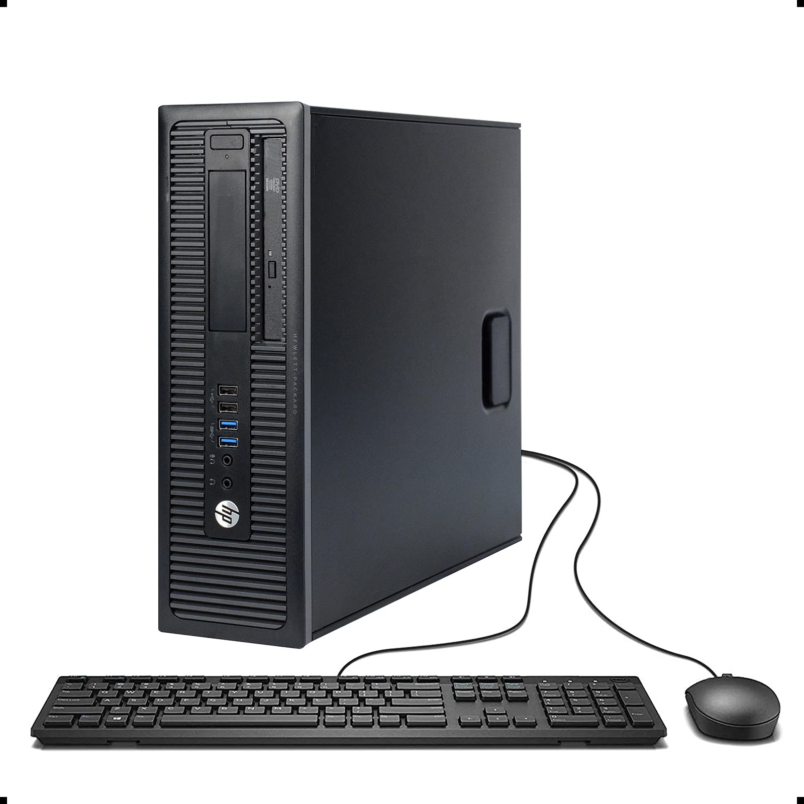 HP ProDesk 600 G1 High Performance Business Small Form Factor Desktop Computer, Intel Core i3-4130 3.4 GHz, 8GB RAM, 500GB HDD, DVD, WiFi, Windows 10 Pro (Renewed)