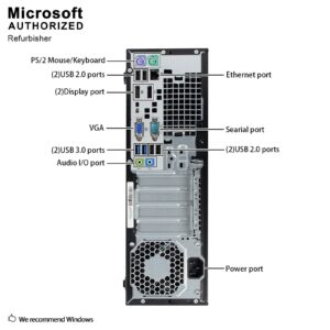 HP ProDesk 600 G1 High Performance Business Small Form Factor Desktop Computer, Intel Core i3-4130 3.4 GHz, 8GB RAM, 500GB HDD, DVD, WiFi, Windows 10 Pro (Renewed)