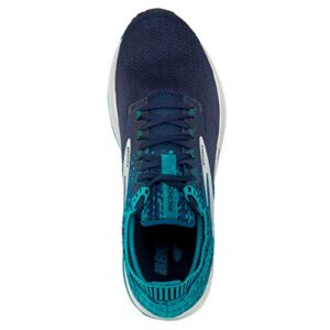 Brooks Womens Ricochet Running Shoe - Navy/Blue/White - B - 5.0