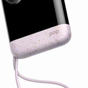 Polaroid Pop 2.0 2 in 1 Wireless Portable Instant 3x4 Photo Printer & Digital 20MP Camera with Touchscreen Display, Built-in Wi-Fi, 1080p HD Video (Speckled Pink).