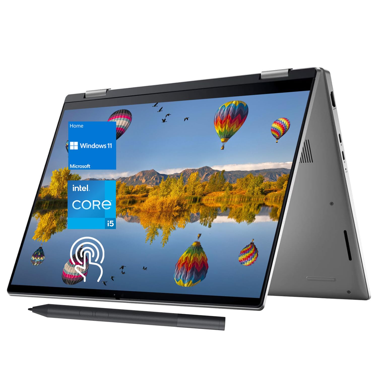 Dell Inspiron 14 7000 2-in-1 Laptop, Intel Core i5-1335U, 14" FHD+ Touchscreen Display, 8GB RAM, 1TB PCIe SSD, Webcam, Backlit Keyboard, Fingerprint Reader,HDMI, Wi-Fi 6, Windows 11 Home