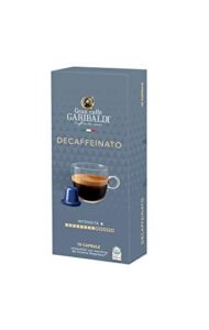 gran caffè garibaldi nespresso* compatible capsules (decaf, 60 count)