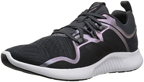 adidas Women's Edgebounce Mid Running Shoe, Carbon/Black/Night Metallic, 8.5 M US