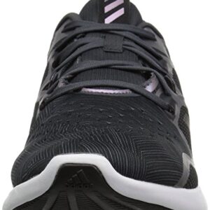 adidas Women's Edgebounce Mid Running Shoe, Carbon/Black/Night Metallic, 8.5 M US