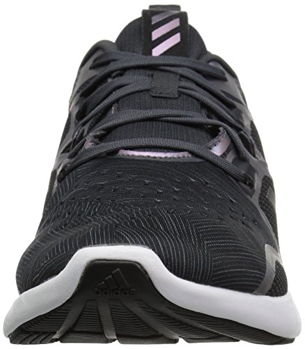 adidas Women's Edgebounce Mid Running Shoe, Carbon/Black/Night Metallic, 8.5 M US