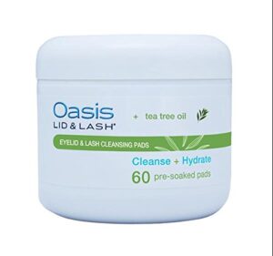 oasis lid & lash eyelid & lash cleansing pads