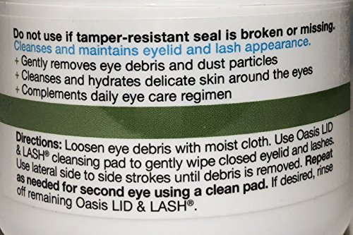 Oasis LID & LASH Eyelid & Lash Cleansing Pads