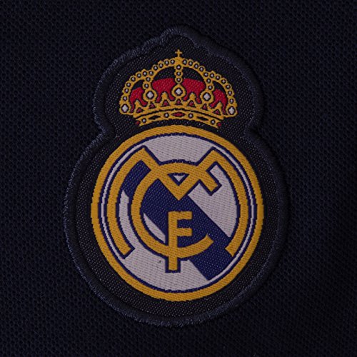 Real Madrid Official Soccer Gift Boys Crest Polo Shirt Navy 8 Years