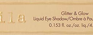 Stila Magnificent Metals Glitter & Glow Liquid Eye Shadow, Perlina, Duo Chrome, 0.15 Fl Oz (Pack of 1)