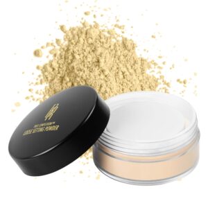 black radiance true complexion loose setting powder, banana, 0.64 ounce