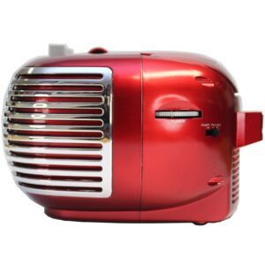 GPO PCD299 Portable Retro Boombox CD, Radio and Cassette Player Mains/Battery Powered - Red