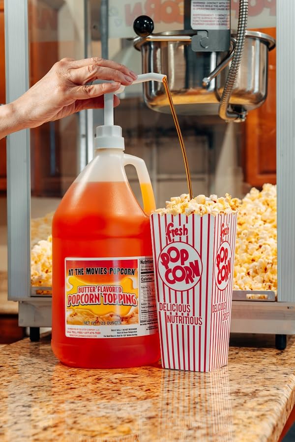 Buttery Flavor Popcorn Topping (Gallon w/Pump)