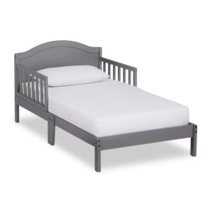 dream on me sydney toddler bed in steel grey, greenguard gold certified