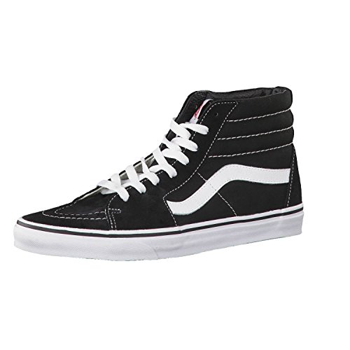 Vans Sk8-hi¿ Core Classics, Black/Black/White, 8.5 Women/7 Men