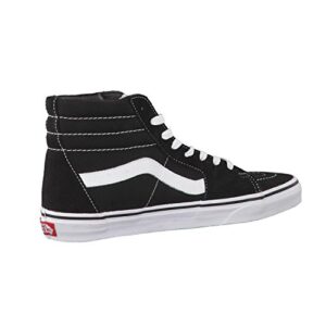 Vans Sk8-hi¿ Core Classics, Black/Black/White, 8.5 Women/7 Men