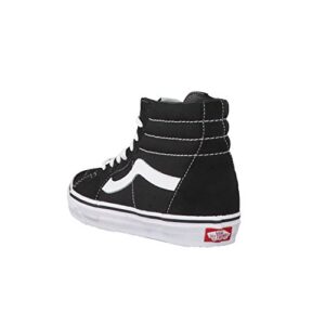 Vans Sk8-hi¿ Core Classics, Black/Black/White, 8.5 Women/7 Men