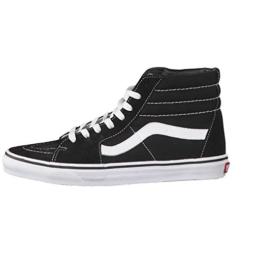 Vans Sk8-hi¿ Core Classics, Black/Black/White, 8.5 Women/7 Men