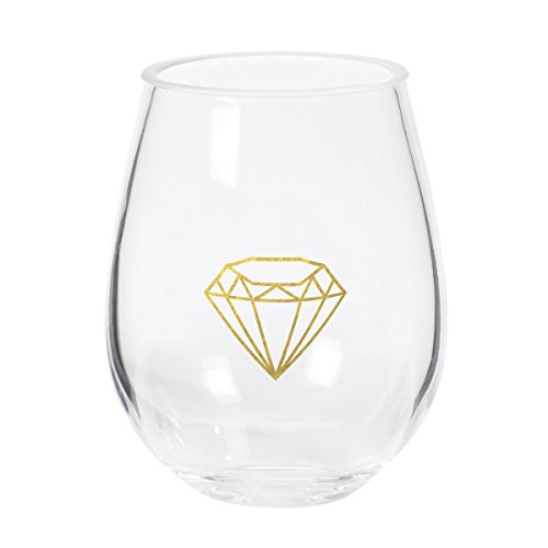 X&O Paper Goods QWG2-20864 Double Stemless Wine, Odyssey