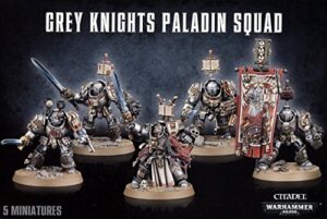 games workshop 99120107014" grey knights paladin squad plastic kit for 12 years to 99 years