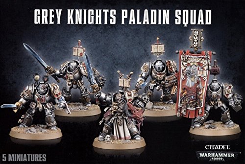 Games Workshop 99120107014" Grey Knights Paladin Squad Plastic Kit for 12 years to 99 years