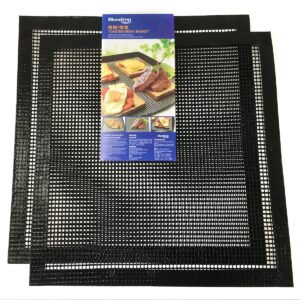 bluedrop ptfe open mesh crispy baking mats quick oven liners dehydrator sheets non stick perforated toaster meshes pack of 2