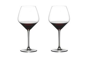 riedel extreme pinot noir glass, set of 2, clear
