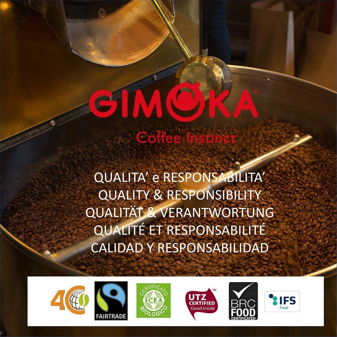 Gimoka 100 pack Coffee Capsule Compatible with the Nespresso OriginaLine Machine Variety pack