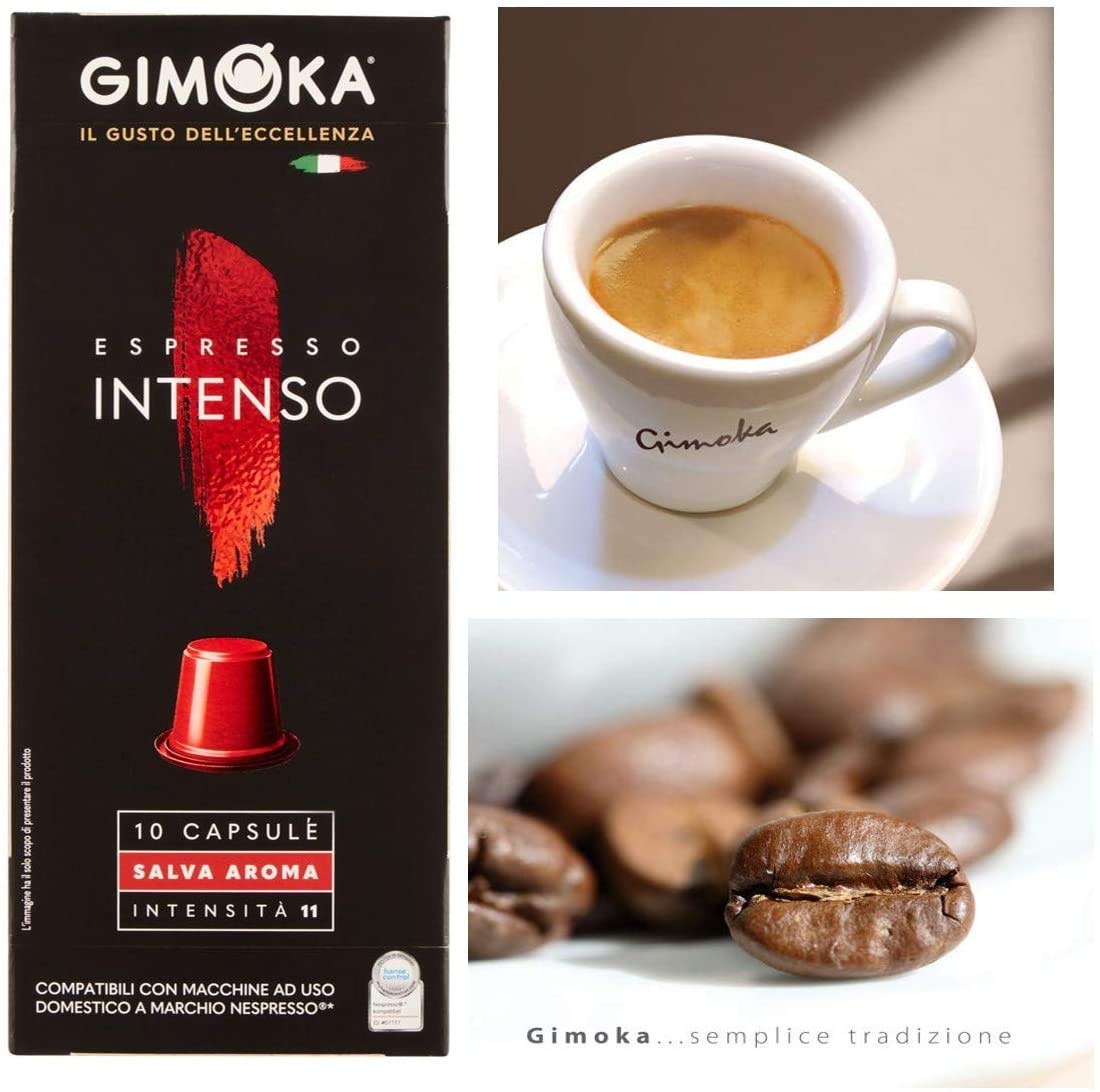 Gimoka 100 pack Coffee Capsule Compatible with the Nespresso OriginaLine Machine Variety pack