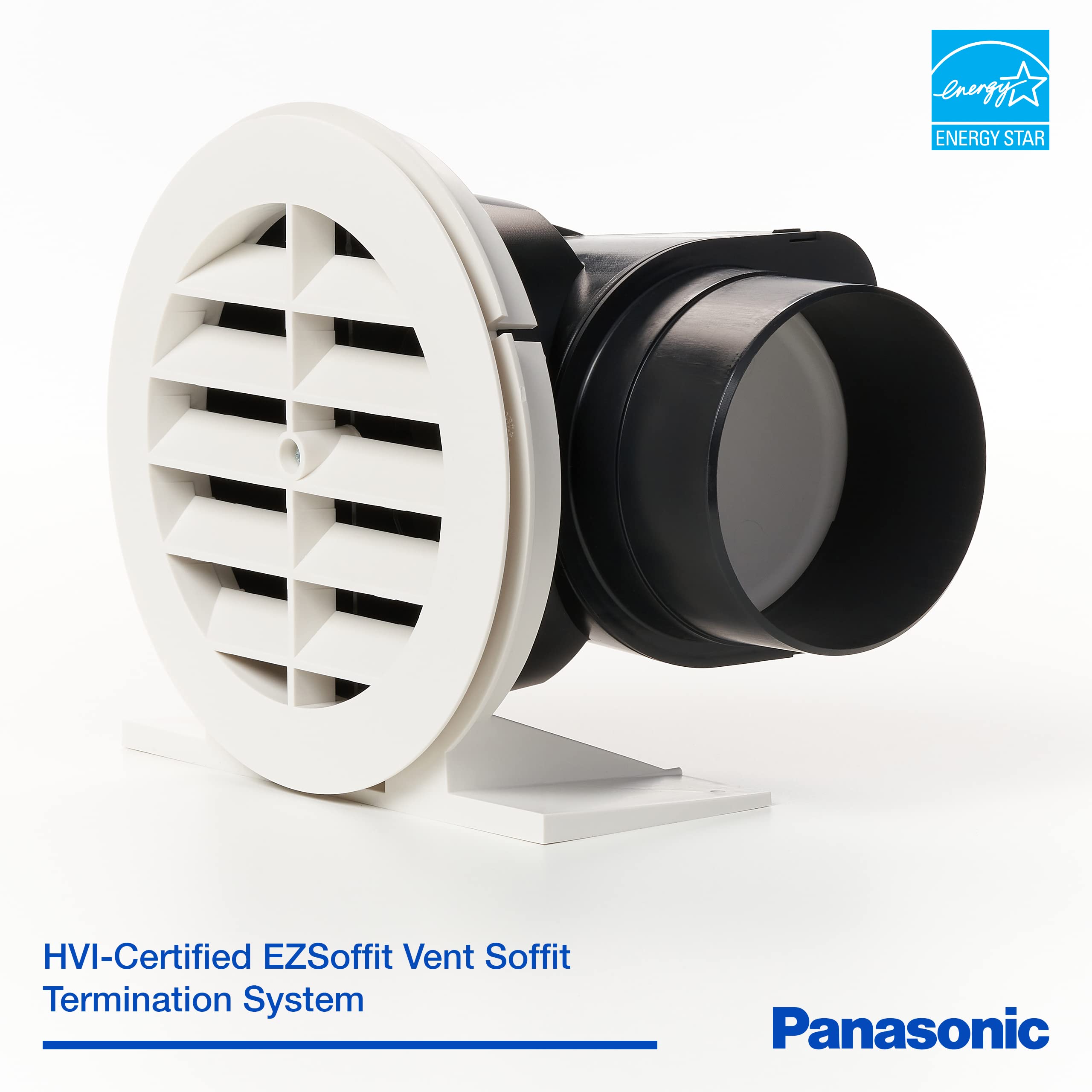 Panasonic EZSV14 EZSoffit Vent with Soffit Termination System - Designed to Optimize Airflow