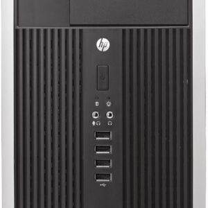 HP Elite 8300 Premium High Performance Business MiniTower Desktop PC, Intel Quad-Core i5-3470 up to 3.6GHz, 8GB DDR3, 120GB SSD + 500GB HDD, DVD, WIFI, Windows 10 Professional (Renewed)