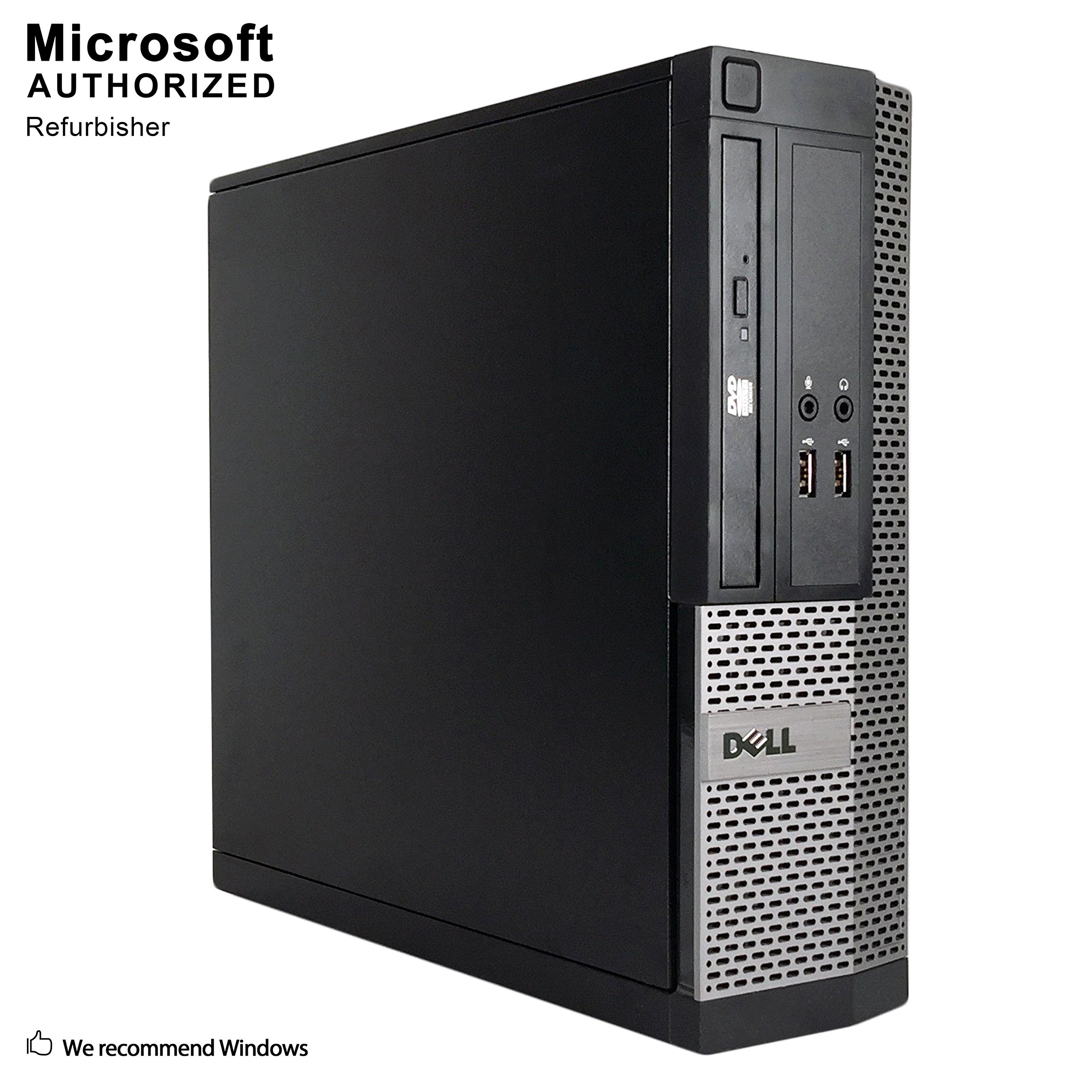 DELL Optiplex 3020 SFF Slim Desktop Computer, Intel Core i3 4130 3.40 GHz, 4GB RAM, 500GB HDD, DVDRW, USB 3.0, Windows 10 Pro 64 Bit (Renewed)']