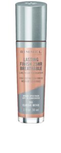 rimmel lasting finish breathable foundation, classic beige, 1 fluid ounce