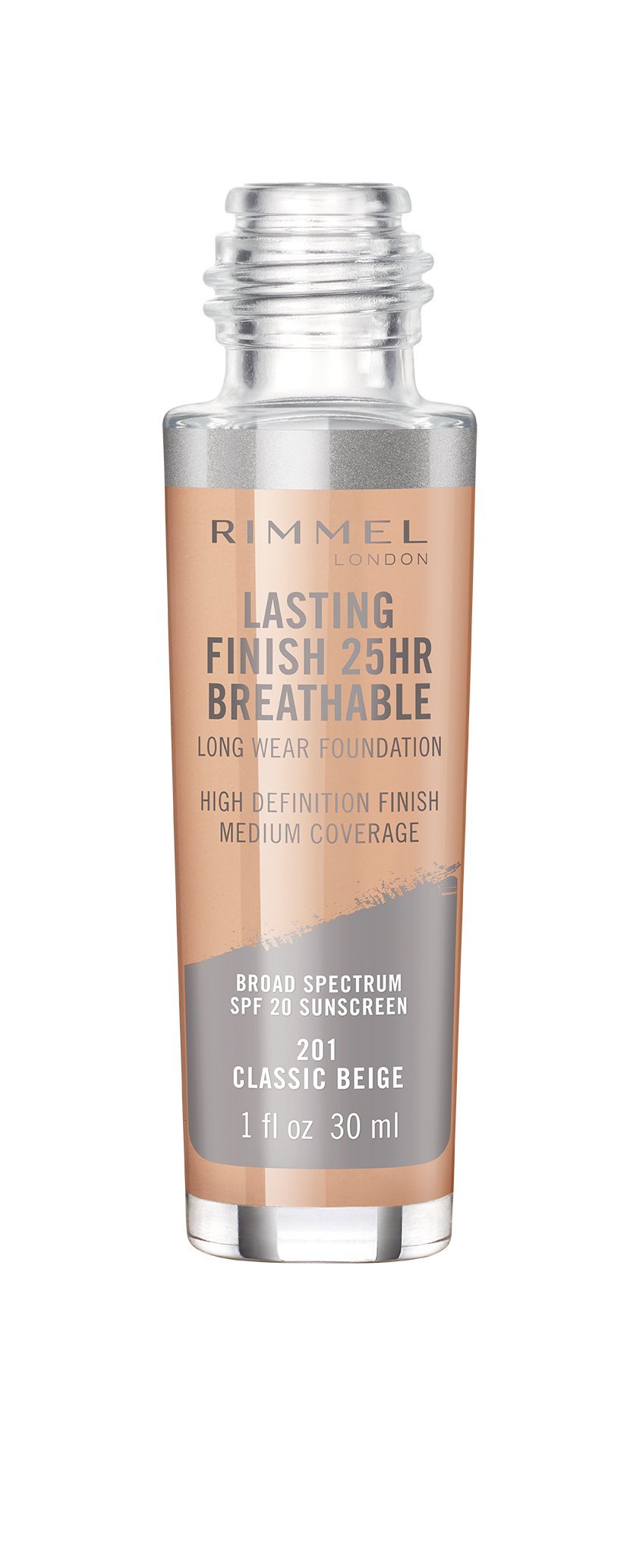 Rimmel Lasting Finish Breathable Foundation, Classic Beige, 1 Fluid Ounce