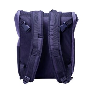Case-It Laptop Backpack 2.0 with Hide-Away Binder Holder, Fits 13 Inch and Some 15 Inch Laptops, Black (BKP-202-BLK)