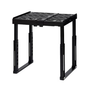 tools for school adjustable locker shelf strong abs plastic - width adjusts from 8"-12.5" & height adjusts from 10"-14" - patented design - beware of cheap imitations - (black)