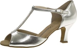 diamant women's dance shoes 025-087-013 - size: uk 3 silver