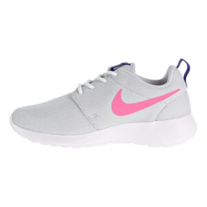 nike roshe one women's shoes pure platinum/laser pink 844994-007 (7.5 b(m) us)