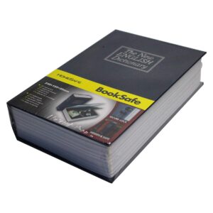 SEPOX® Ultimate Diversion Safe Book Box, Lock Box with Key - Large Sized Blue Dictionary - Ideal for Safeguarding Money, Jewelry, and Valuables - Perfect for Dorms & Homes