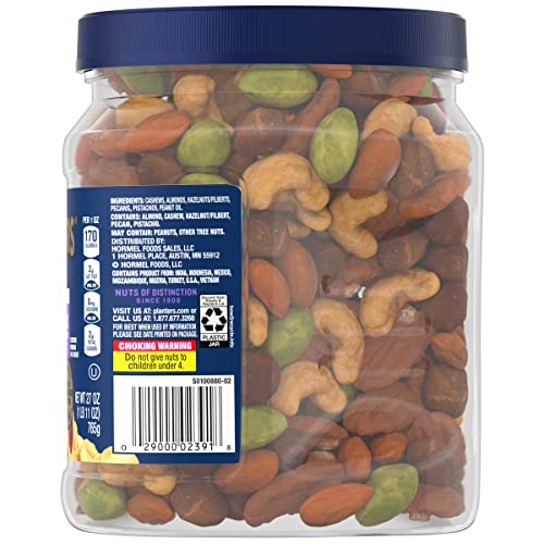Planters Unsalted Premium Blend - Premium Quality Mixed Nuts - 1lbs 11oz