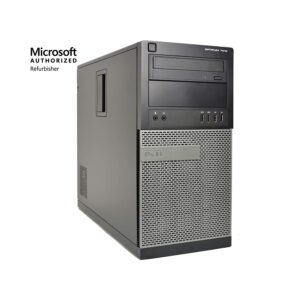 Dell Optiplex 7010 Tower Desktop Computer (Intel Core i3-3220 3.3GHz,8GB DDR3 RAM,1TB HDD,DVD-ROM,Windows 10 Pro 64-Bit) (Renewed)