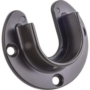 open closet bracket for 1-5/16" rod. packed with 3 - #8 x 3/4" fh phil screws. finish: oil rubbed bronze.