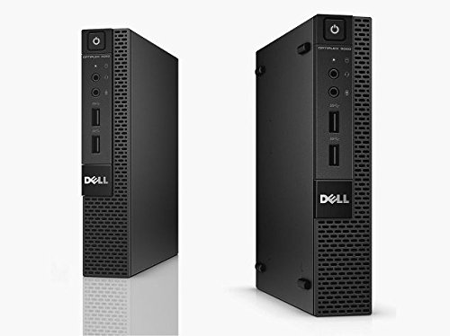 Fast Dell Optiplex 3020 Micro Desktop Computer Ultra Small Tiny PC (Intel Quad Core i5-4590T, 8GB Ram, 128GB SSD, WiFi, HDMI) Windows 10 Pro (Renewed)