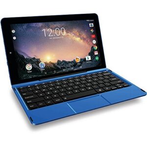 rca 2018 premium high performance galileo pro 11.5" touchscreen tablet computer with detachable keyboard, intel quad-core processor 1gb memory 32gb ssd webcam wifi bluetooth android 6.0, blue