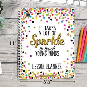 Confetti Lesson Planner, Edition, 8.5 inches X 11 inches