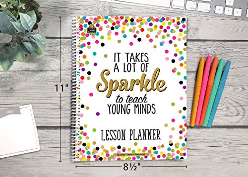 Confetti Lesson Planner, Edition, 8.5 inches X 11 inches