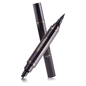 miss rose brand eyes liner liquid make up pencil waterproof black double-ended makeup stamps eyeliner pencil