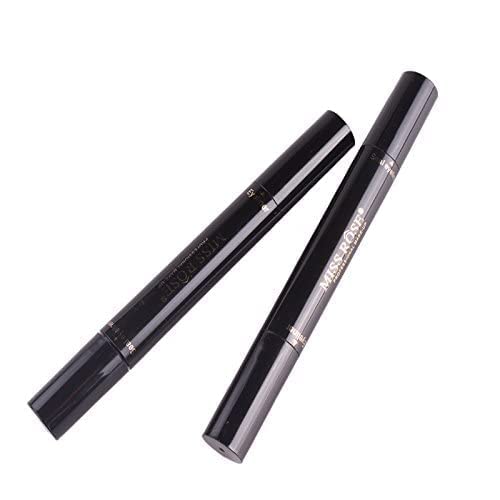 Miss Rose Brand Eyes Liner Liquid Make Up Pencil Waterproof Black Double-ended Makeup Stamps Eyeliner Pencil