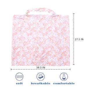 Gina Era Nursing Cover Baby Breastfeeding Cover Infant Feeding Cover Infant Breathable Privacy Breast Feeding Cover 100% Cotton (style7)