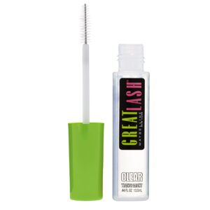 maybelline great lash washable clear mascara makeup for eyelashes and eyebrows, 2 count