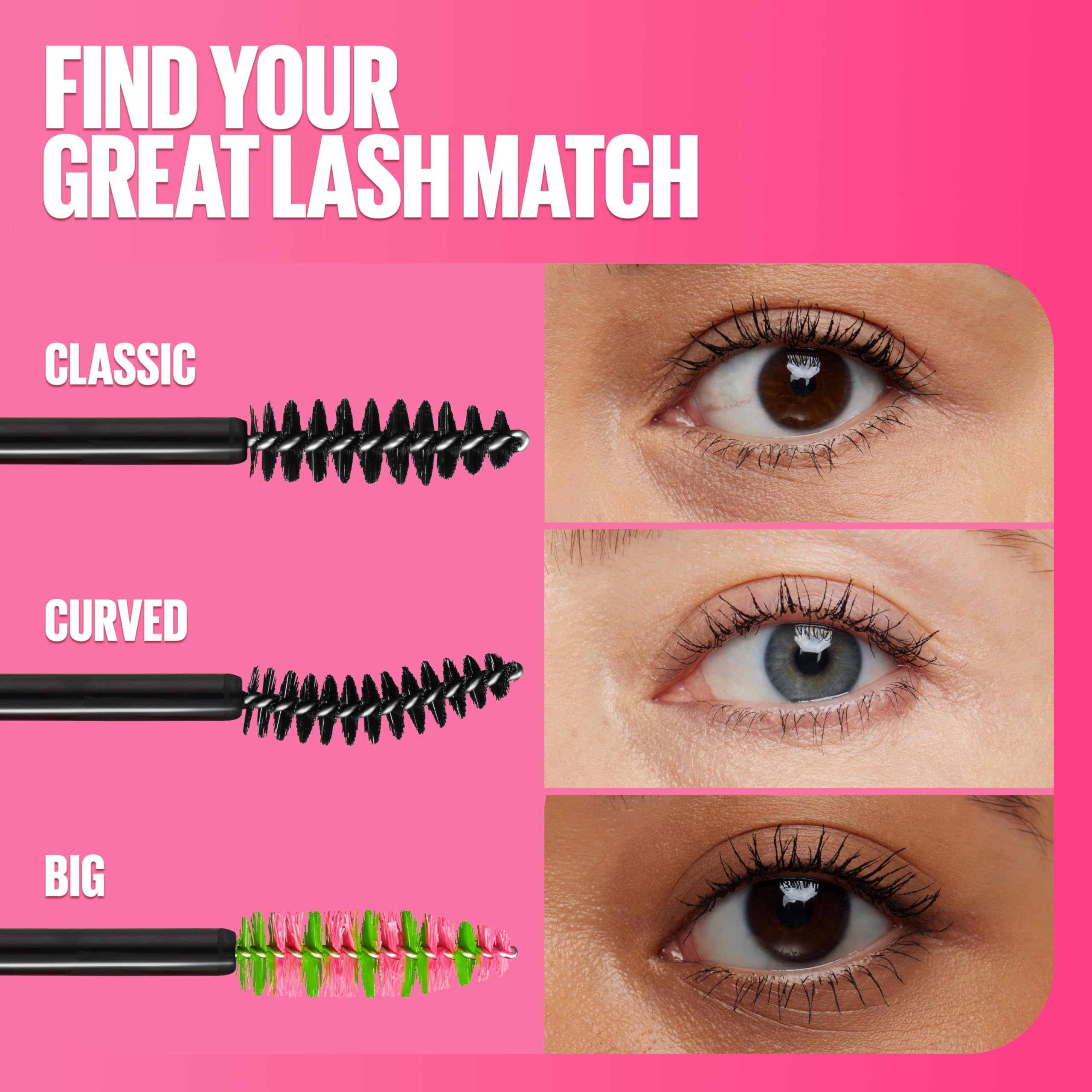 Maybelline Great Lash Washable Clear Mascara Makeup for Eyelashes and Eyebrows, 2 Count